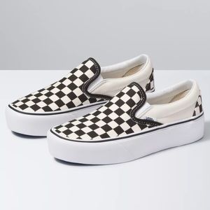Vans Checkered Slip-on Platform